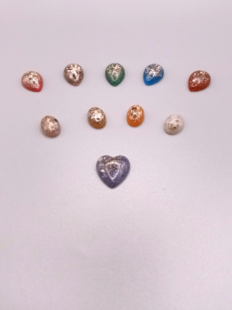 Memorial Resin Inlay Colour Options